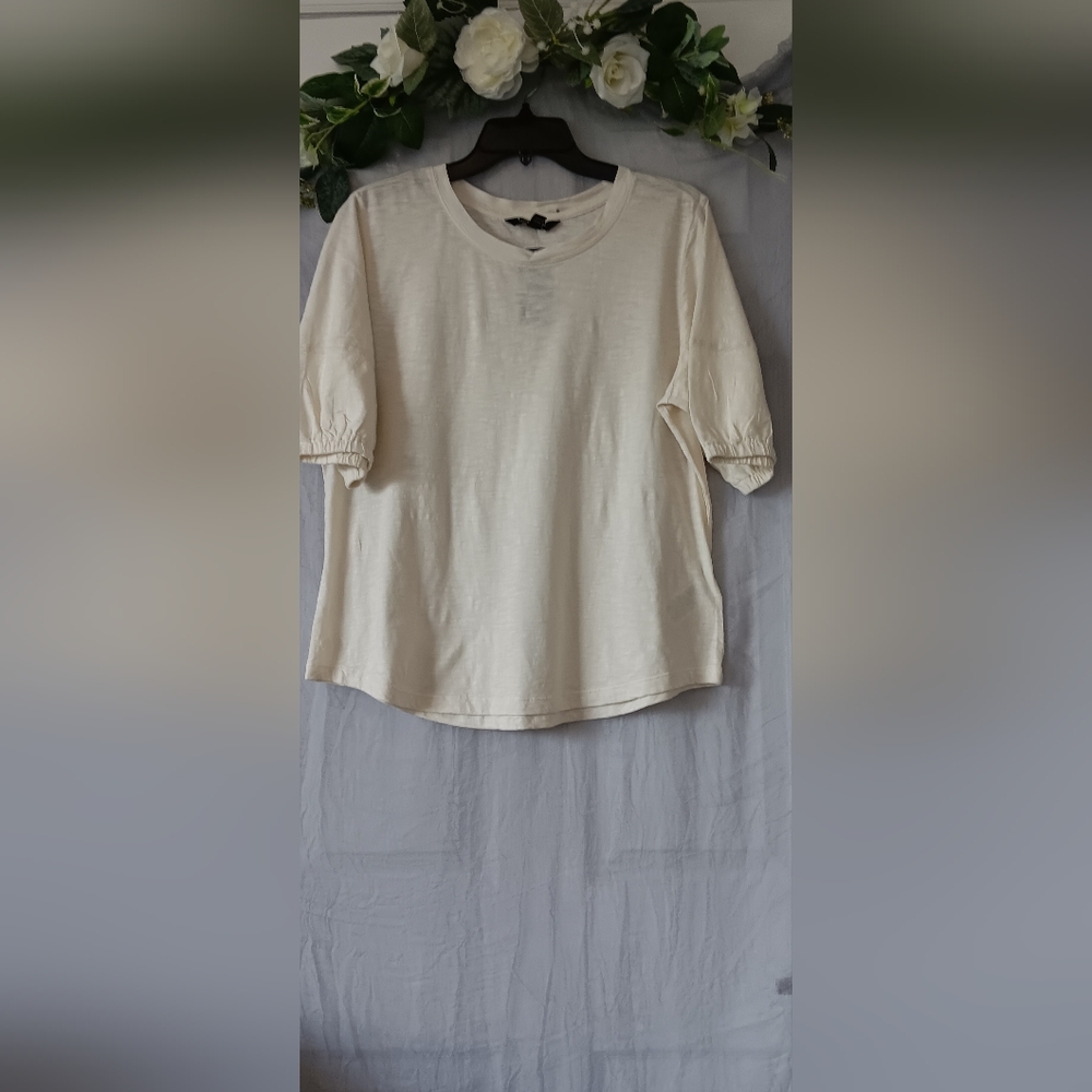 Ralph Lauren Beige Short Sleeve Top